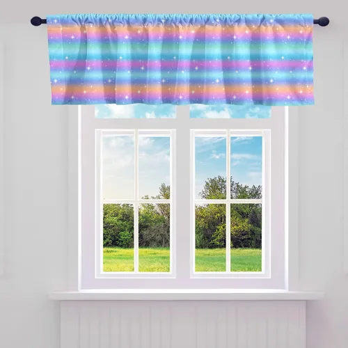 Vista 7 de Erosebridal Cortinas para ventana de cabina de teléfono, cortinas de cenefa Londres Big Ben, cenefas opacas con temática británica, cenefa HePattern
