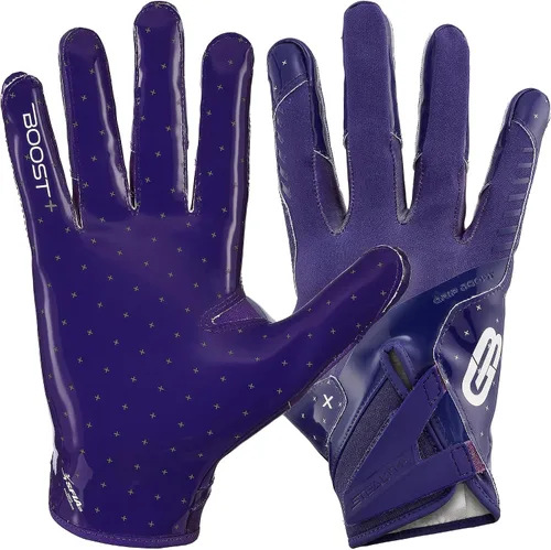 Vista 18 de Guantes de fútbol Grip Boost - Tecnología Stealth 6.0 Boost Plus adhesiva sólida - Guantes de fútbol para receptores amplios, tallas para hombres