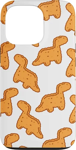 Vista 10 de Cute Dino T-Rex Chicken Nugget Funny Tyrannosaurus Case para iPhone 17