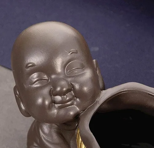 Vista 5 de EatingBiting Ceremonia de té chino Seis caballeros Set Accesorios de té Herramientas de mesa de té Kung Fu mesa de té suministros de estera de té