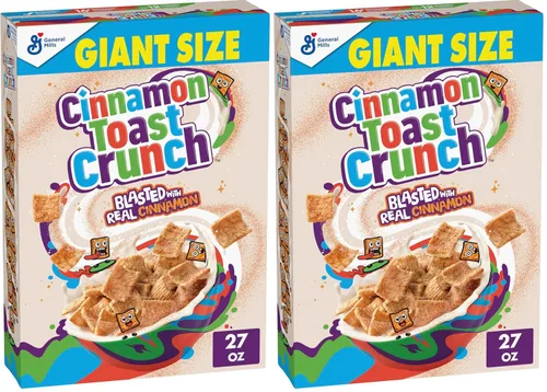 Vista 12 de Cinnamon Toast Crunch Taza de cereales para desayuno, cereal de una sola porción, 2 onzas (paquete de 12) 22g Whole Grain, No High-Fructose Corn
