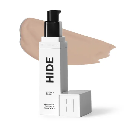 Vista 5 de HIDE PREMIUM - Base de maquillaje líquida,revisa el buscador de tonos para una combinación perfecta, base impermeable multiusos de primera calidad