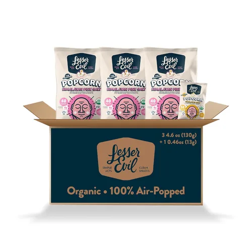 Vista 16 de LesserEvil Palomitas de maíz orgánicas "Avocado-licious", exclusivo de Amazon, calidad premium, mínimamente procesado, sin aceite vegetal, 4.6