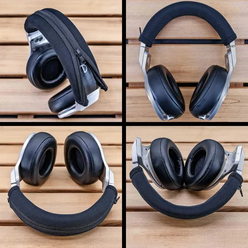 Vista 2 de Funda para diadema compatible con auriculares modelo Pro (negro)