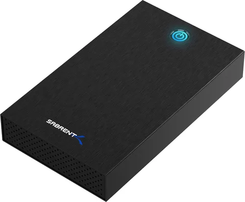 Vista 10 de SABRENT Lay Flat NVMe y SATA HDD/SSD Dock, USB-C 10Gbps (DS-UFNC)