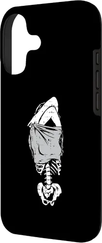 Vista 2 de Sexy mujer esqueleto Halloween disfraz divertido huesos caso para iPhone 17