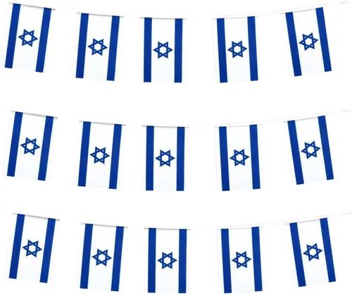 Vista 47 de Bandera de Australia, pequeña cadena de banderas australianas, mini banderas australianas, utilizada para fiestas, escuela, eventos deportivos