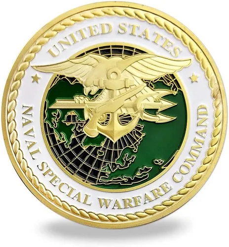 Vista 2 de Moneda militar del Comando de Guerra Especial Naval de la Armada de los Estados Unidos