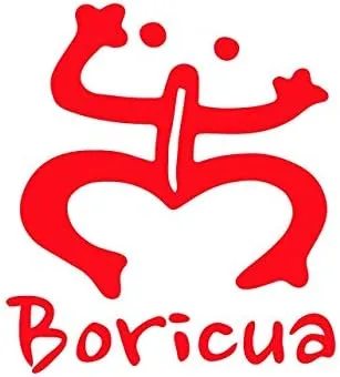 Vista 3 de Boricua Coqui Puerto Rico Taino - Calcomanía de vinilo de 5 pulgadas, diseño de rana para automóvil, SUV, camión, calcomanía para automóvil, Boriken