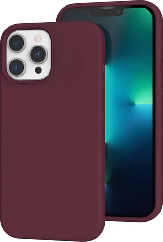 Vista 82 de Funda de silicona líquida compatible con iPhone 12 Pro Max 6.7 pulgadas, funda de gel de protección completa con forro de microfibra, funda