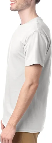 Vista 4 de Hanes Essentials Paquete de camisetas para hombre, camisetas de algodón con cuello redondo, 4o6unidades