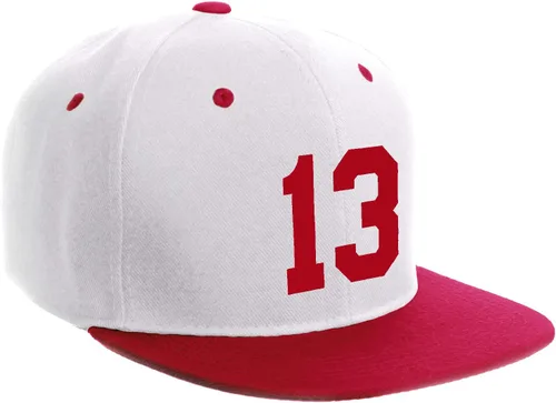 Vista 179 de Número de equipo modificado para requisitos particulares del jugador del color del sombrero del Snapback de la visera plana clásica de la visera