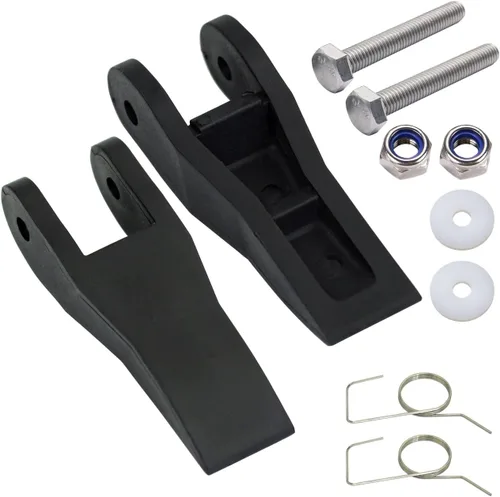Vista 2 de 29-1 Kit de reemplazo de aleta para Werner Lock Kit de reemplazo para Werner/Louisville/Keller Piezas de escaleras de extensión de aluminio y fibra