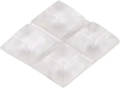 Vista 2 de Shepherd Hardware 9563 SurfaceGard - Almohadillas adhesivas blancas para parachoques de 3/4 pulgadas, paquete de 12