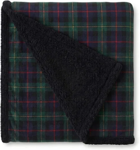 Vista 15 de Eddie Bauer - Manta decorativa de franela de algodón para hogar, ropa de cama reversible de sherpa para todas las estaciones, rojo y negro