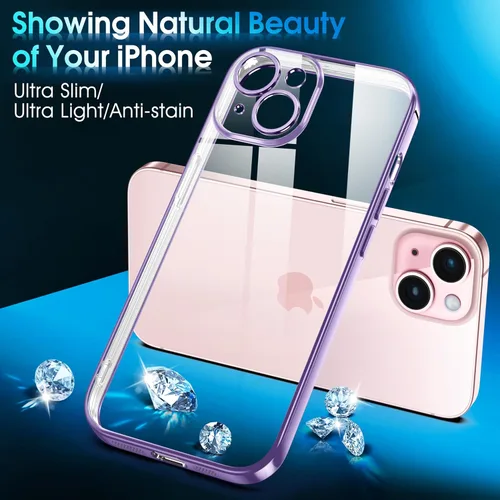 Vista 448 de Supdeal Funda cristalina transparente para iPhone 11, [No se amarillea] [Protección de la cámara] [Probado contra caídas de grado militar] Funda