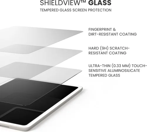 Vista 2 de Speck ShieldView Glass - Protector de pantalla para tablet Google Pixel (transparente)