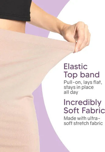 Vista 4 de Falda MIDI elástica suave de talla grande para mujer, cómoda para mujer, XL - 6X