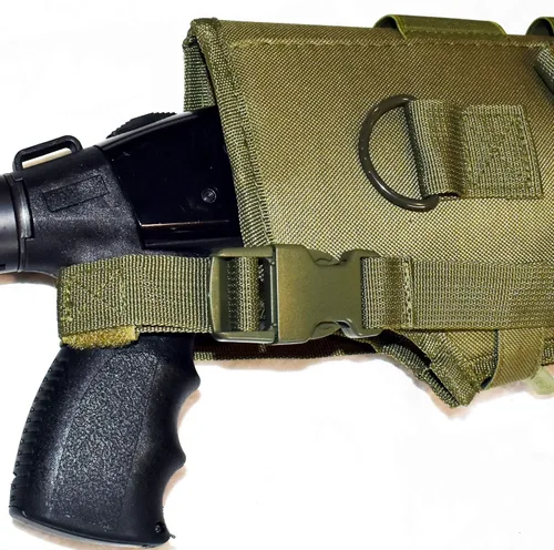 Vista 6 de TRINITY - Funda táctica de 25 pulgadas de largo, color verde para Mossberg Shockwave - Pump Action Hunting Tactical Molle Funda acolchada suave