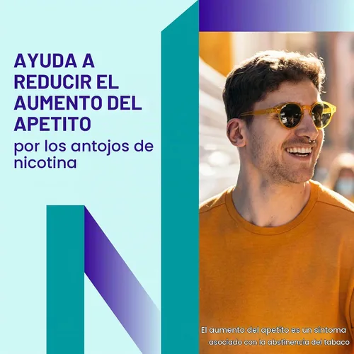 Vista 6 de Nicorette 4 mg de goma de mascar de nicotina para ayudar a dejar de fumar con el programa de apoyo conductual - Ayuda para dejar de fumar con sabor
