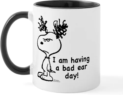 Vista 19 de CafePress Snoopy Mom Hug Mugs Taza de café de cerámica de 11 oz (11.0 fl oz)