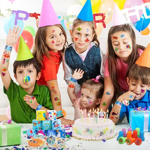 Vista 7 de 88 piezas de recuerdos de fiesta bajo el mar para niños, suministros de fiesta temática de animales marinos del océano para niños y niñas, lindos
