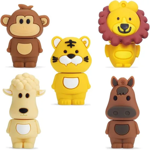 Vista 19 de Memoria USB Stick 4pcs 16GB Cute Flash Drive Capybara Animal Memory Stick Novedad Flash Drive Pendrive Thumb Drive Regalo para estudiantes y niños