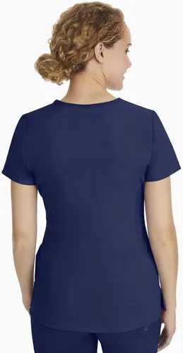 Vista 2 de Healing Hands, Purple Label Yoga 2245"Juliet, camisa de uniforme médico con cuelloe en V, para mujer