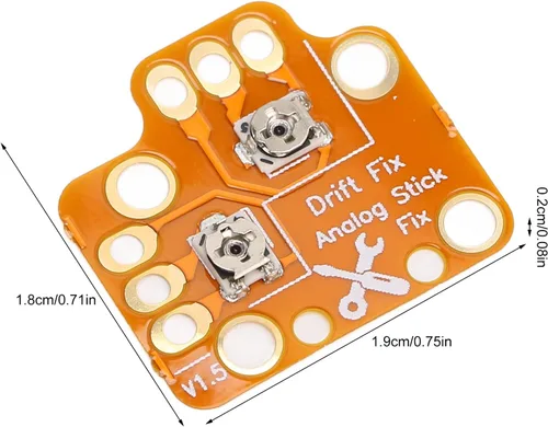 Vista 3 de Controlador analógico stick Drift Fix Modfor para PS5, 10 piezas universal Gamepad Joystick Drift Repair Board, 3D Thumb Stick Drift Fix Mod