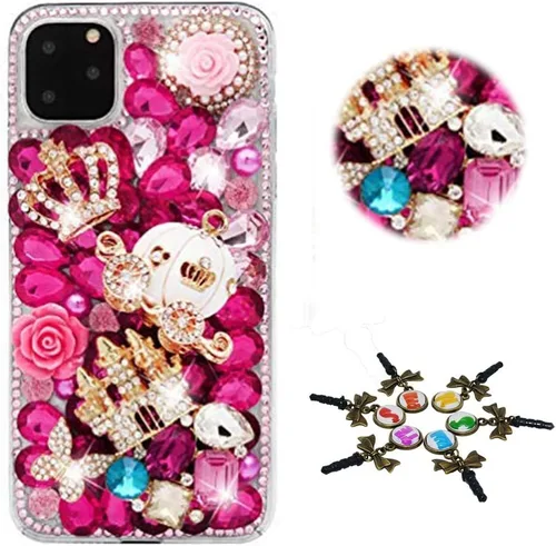 Vista 23 de Sparkle - Funda para teléfono compatible con Samsung Galaxy Z Flip 2 5G, elegante, hecha a mano con diamantes de imitación, diseño de ballet, niña
