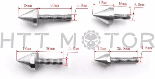 Vista 4 de MT215-007 - Kit de pernos de carenado para motocicleta compatible con YZFR6 2003-2007 2006-2010 Yzf R6S