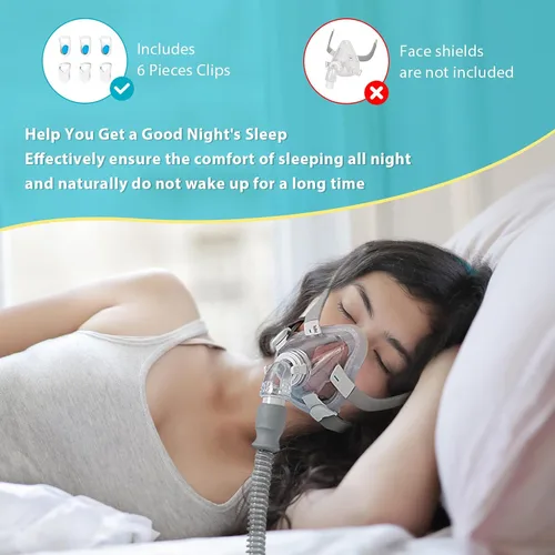 Vista 6 de PalpitateC Clips magnéticos de Cpap compatibles con resmed AirFit AirTouch F20, F30, N10, N20 Cpap clips de repuesto para máscara Cpap, accesorios