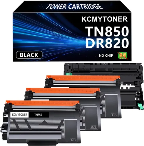 Vista 10 de TN830XL Cartucho de tóner negro y batería DR830 compatible con Brother TN830 TN-830 TN-830XL DR-830 alto rendimiento uso con impresora HL-L2460DW