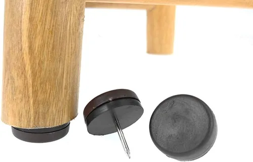 Vista 6 de ALIMITOPIA 40 piezas de almohadillas deslizantes para muebles, de nylon engrosado, con clavo, para patas de madera de sillas, mesas y sofás