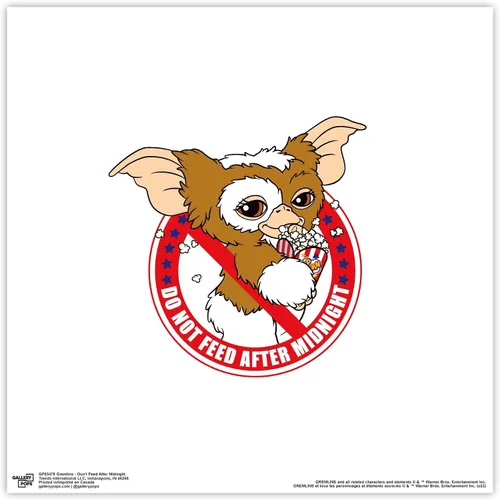 Vista 9 de Trends International Gallery Pops Gremlins - Arte de pared Don't Feed After Midnight, versión enmarcada negra, 12 x 12 pulgadas
