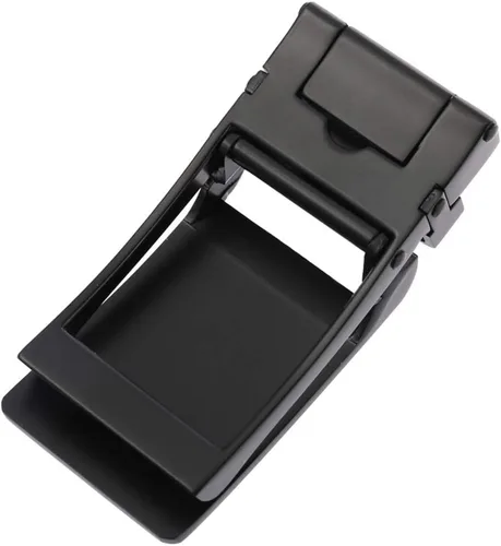 Vista 5 de EXCEART 2 hebillas de cinturón para hombre de aleación de negocios con hebilla automática única para cinturón (negro)