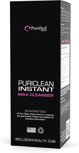 Vista 3 de Puriclean Instant MAX Cleanser - Máxima fuerza, 0.35 onzas de limpiador - Descarga rápida, 5 veces más fuerte y más rápido que otros limpiadores