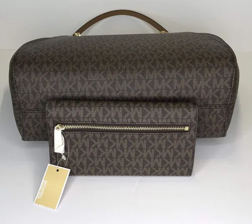Vista 5 de Michael Kors Jet Set - bolsa de hombro para viaje con cadena grande cartera triple Michael Kors Jet Set