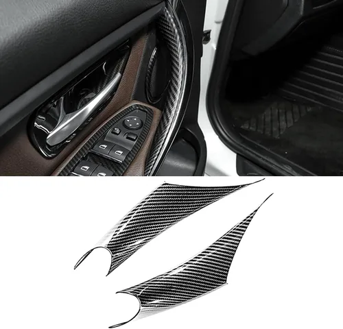 Vista 8 de TTCR-II Compatible con BMW Serie 3 F30 4 Series, 2 envolturas de manija de puerta para BMW 325i 328i 330i 335i F30/F31 2012-2018 y 428i 435i F32/F36