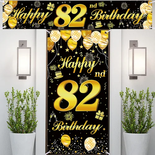 Vista 11 de Cartel para puerta de cumpleaños número 15, decoraciones de cumpleaños para hombres, decoración de fiesta de cumpleaños, telón de fondo de cumpleaños