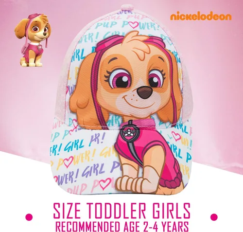Vista 4 de Nickelodeon Gorra de béisbol de Paw Patrol para niñas de 2 a 4 años
