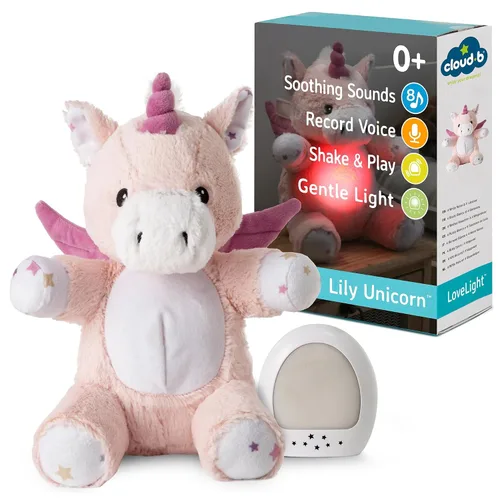 Vista 11 de Cloud b Máquina de sonido con ruido blanco y sonidos relajantes Animal de peluche tierno Configuraciones ajustables y apagado automático