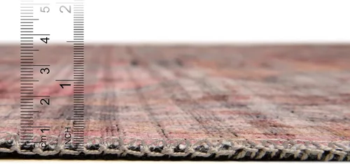 Vista 2 de Unique Loom Colección Mangata Alfombra de área - Melodie (Runner 2' 0" x 10' 0", albaricoque y rosa/gris)