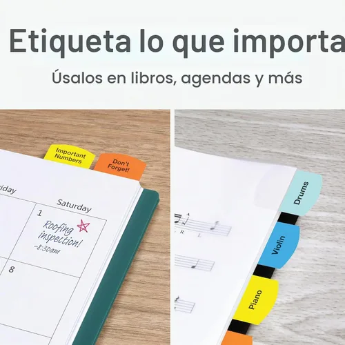 Vista 6 de Pestañas de índice láser imprimibles Redi-Tag, Variados