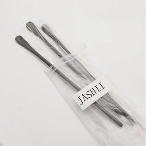 Vista 3 de JASHII Cuchara negra mate de mango largo para mezclar cócteles, cucharas de café para té helado, cucharas de café con mango largo de 8.6 pulgadas