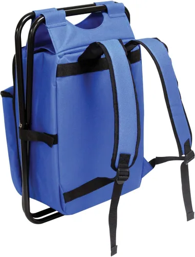 Vista 3 de Preferred Nation Mochila enfriadora sentada, mochila portátil 3 en 1 para acampar con enfriador y taburete plegable para silla, a prueba de fugas