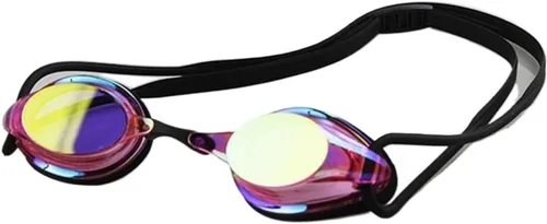 Vista 3 de Compatible For Electro-coated Swimming Goggles Professional Competition Training Adult Anti-fog Waterproof Racing