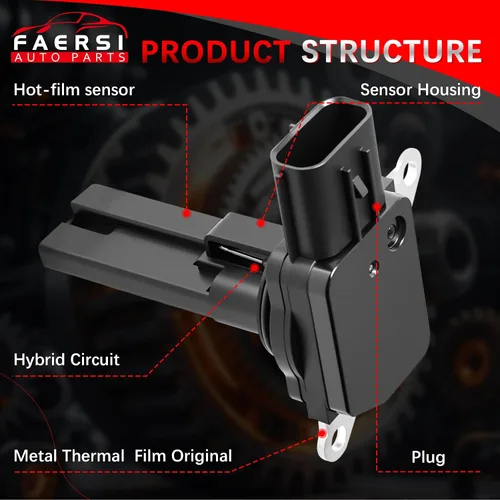 Vista 3 de FAERSI Medidor de sensor de flujo de aire masivo MAF 22680-AA380 compatible con 2009-2014 Forester 2008-2014 Impreza 2008-2014 Legacy 2008-2014