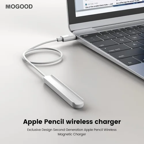 Vista 4 de Cable de carga para lápiz capacitivo, solo para Apple Pencil 2nd Pencil Charging Dock Compatible with Apple Pencil 2nd Generation Only Stylus