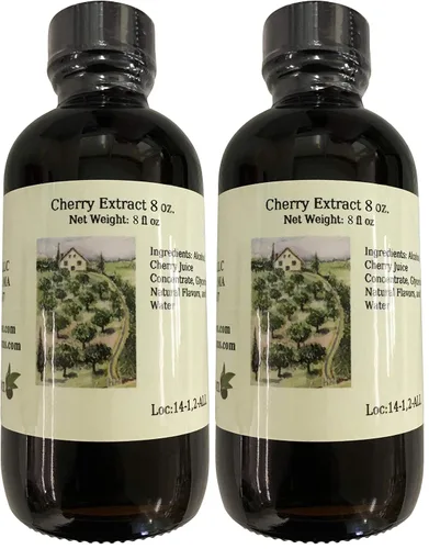 Vista 4 de Extracto puro de cereza OliveNation 4 oz.